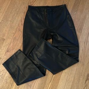 Genuine leather Nine West Pants